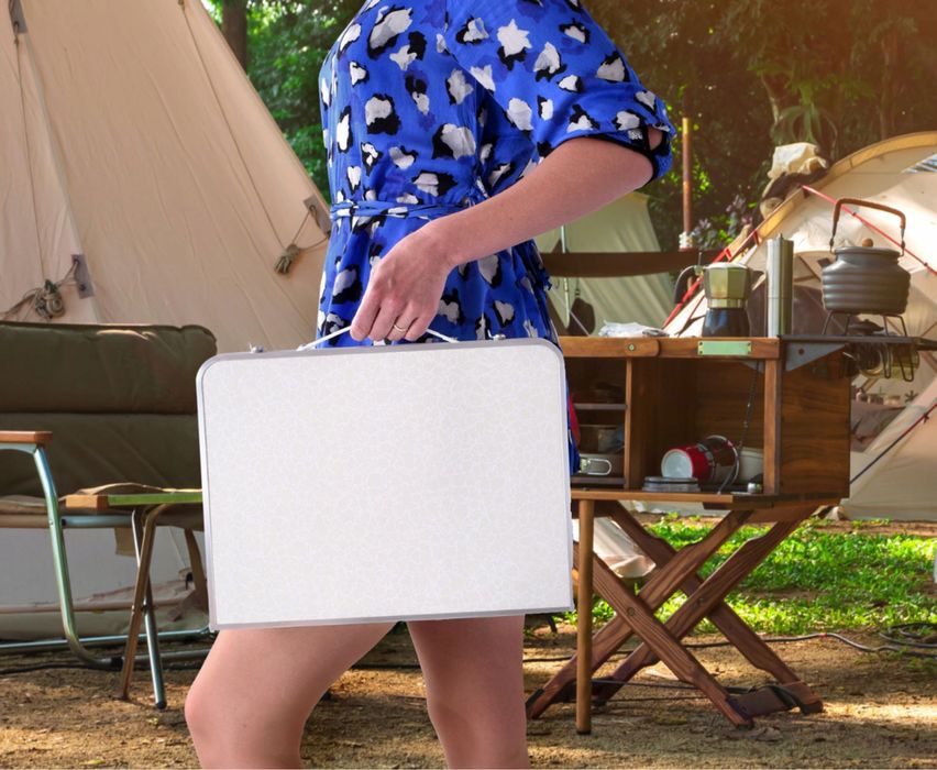 Stolik Stół Składany Turystyczny pod Laptopa Namiot Kempingowy Plażowy