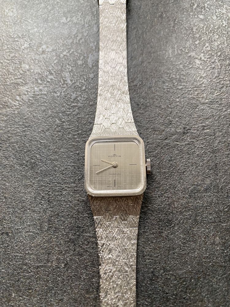Exluzywny damski Szwajcarski zegarek Fortis Incabloc