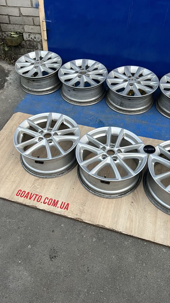 Goauto диски Форд Фокус з дптчиками 5/108 r16 et50 7j dia63,4 як нові