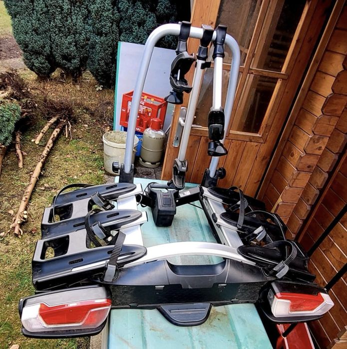 Thule bagażnik rowerowy 3 rowery fix4bike Volvo uchwyt hak platforma