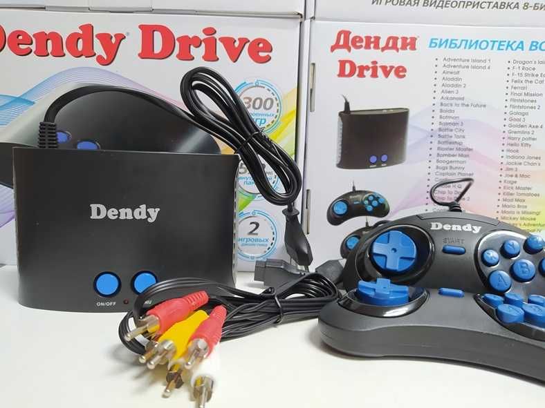 Приставка Денди 300 игр Dendy Drive Сюбор Famicom Contra Танки Джуниор