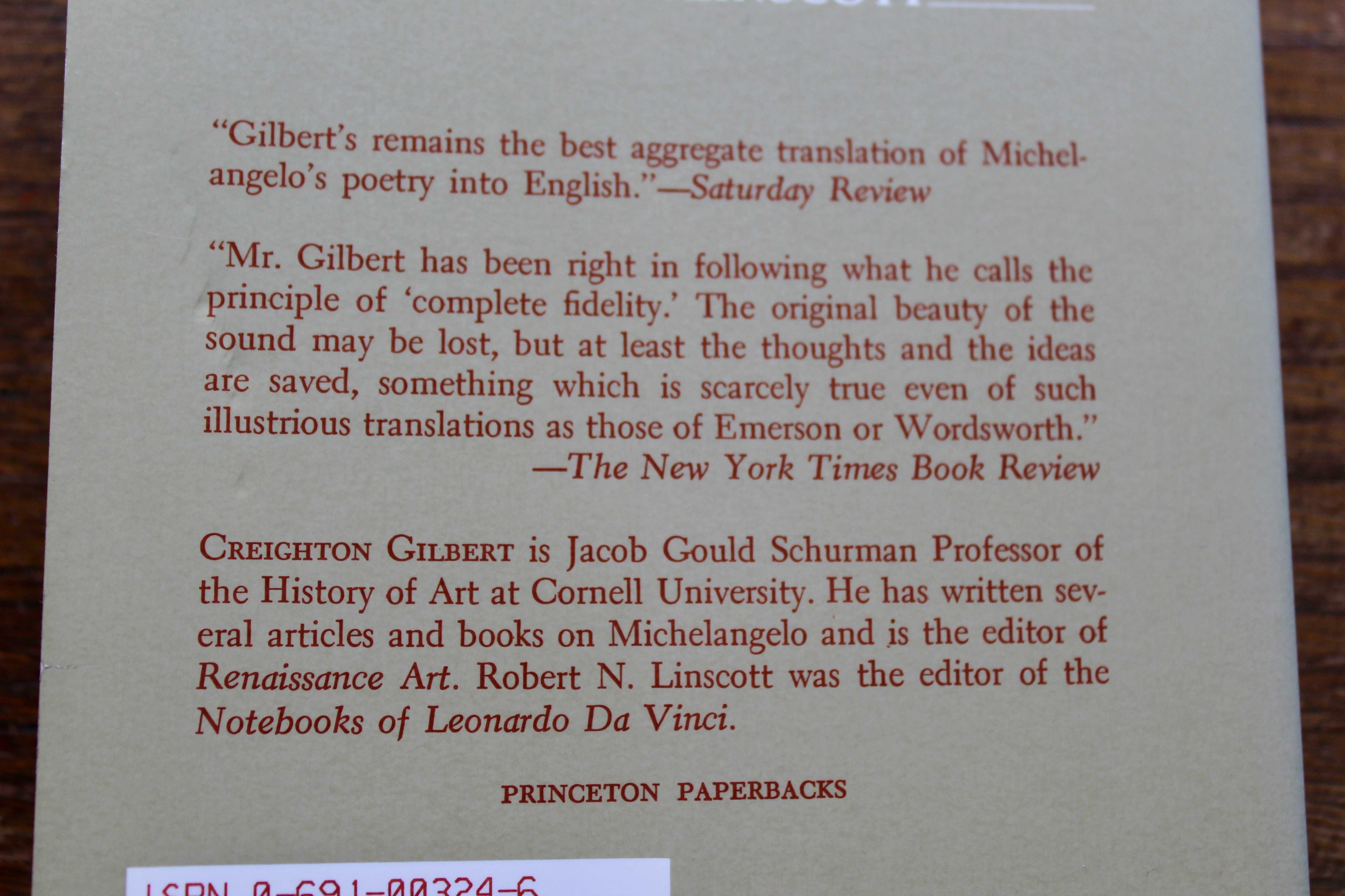 Complete poems & selected letters of Michelangelo