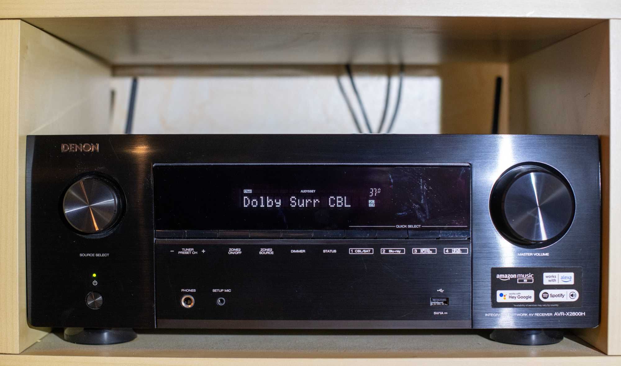 DENON AVR X2800H amplificador vídeo e som 2023