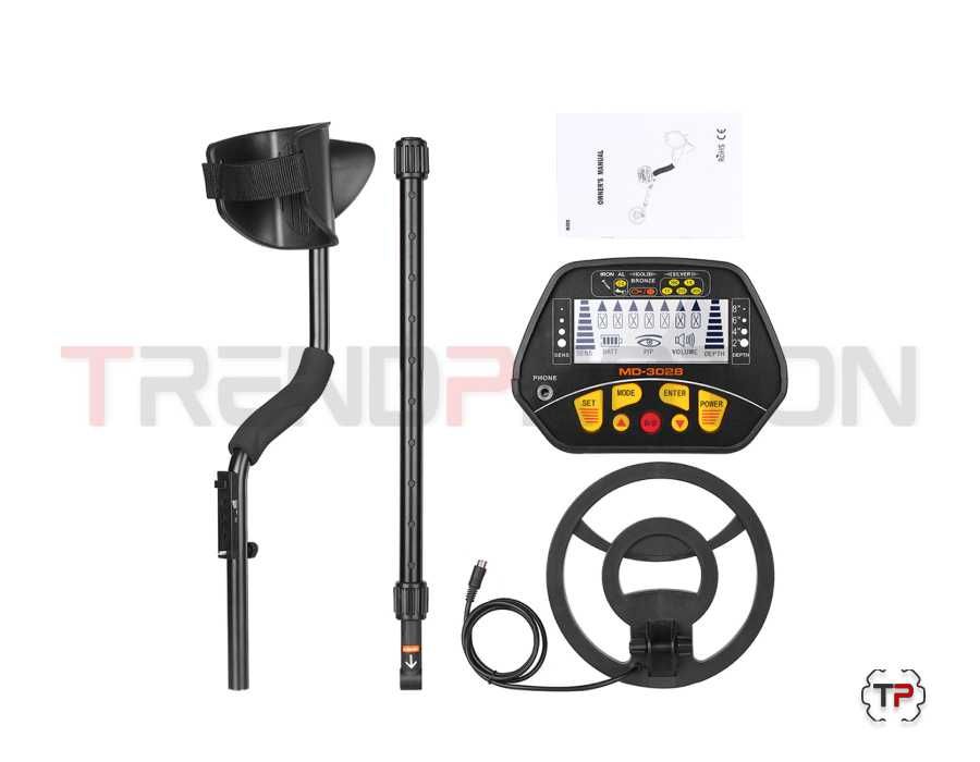 Detector de Metais MD3028B - OFERTA de Mala, Pá e Auscultadores