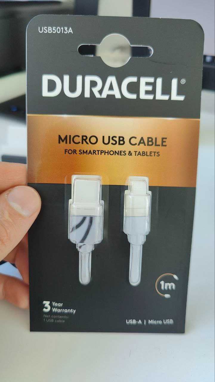 Kabel Micro USB Duracell NOWY! 1 metr