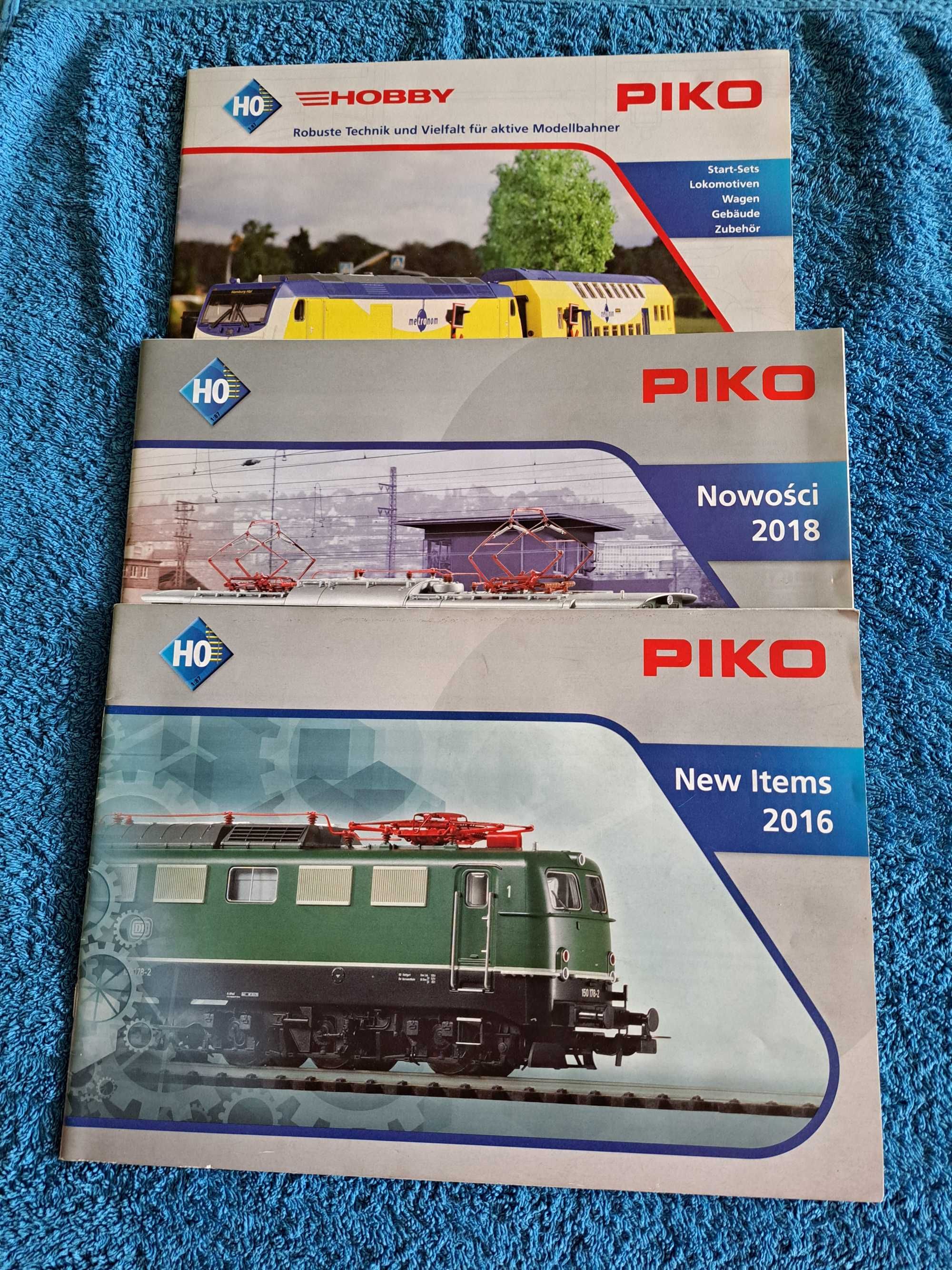 Katalogi PIKO, FALLER i inne.