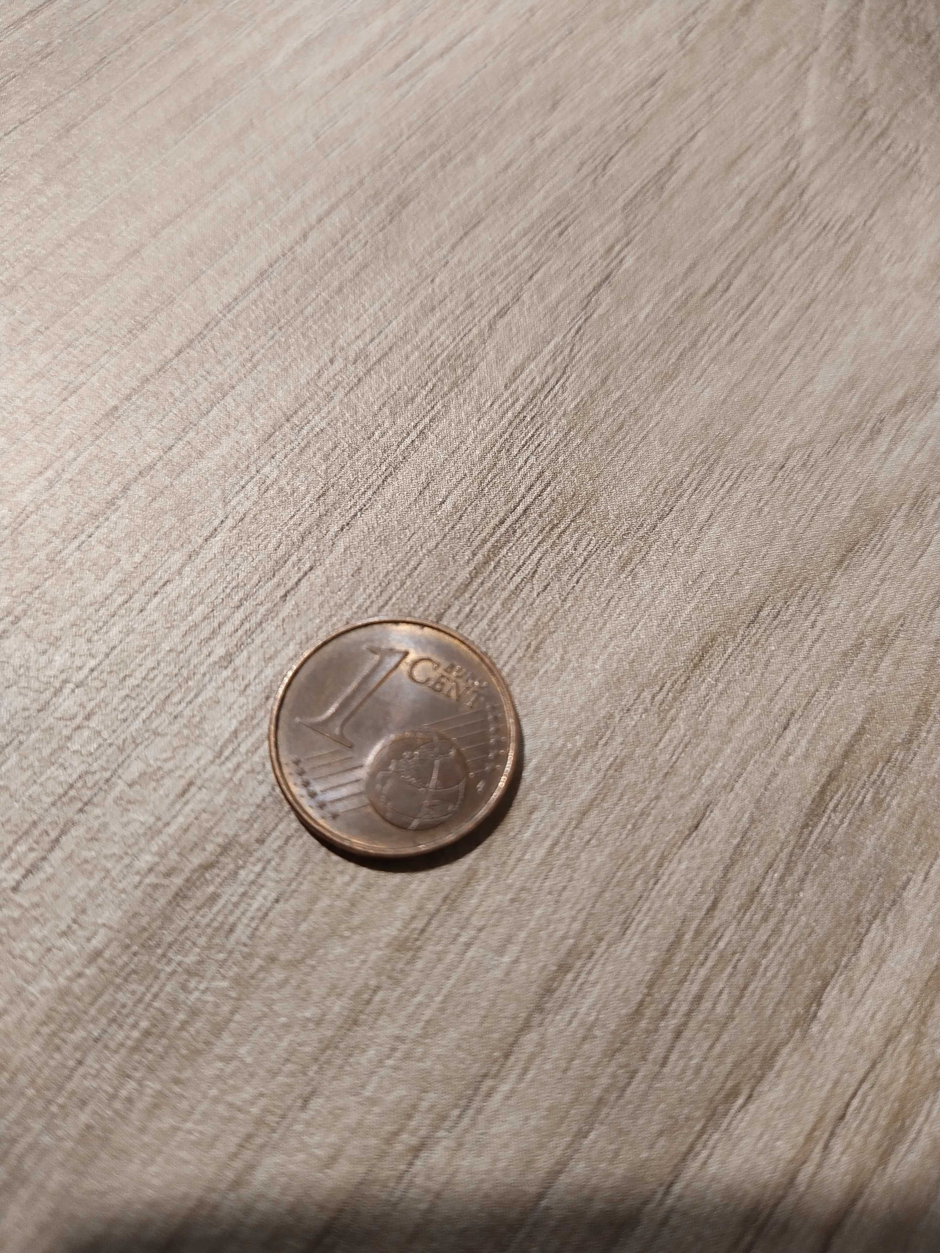 Moneta kolekcjonerska 1 euro cent (J) 2015r.Destrukt menniczy.Unikat