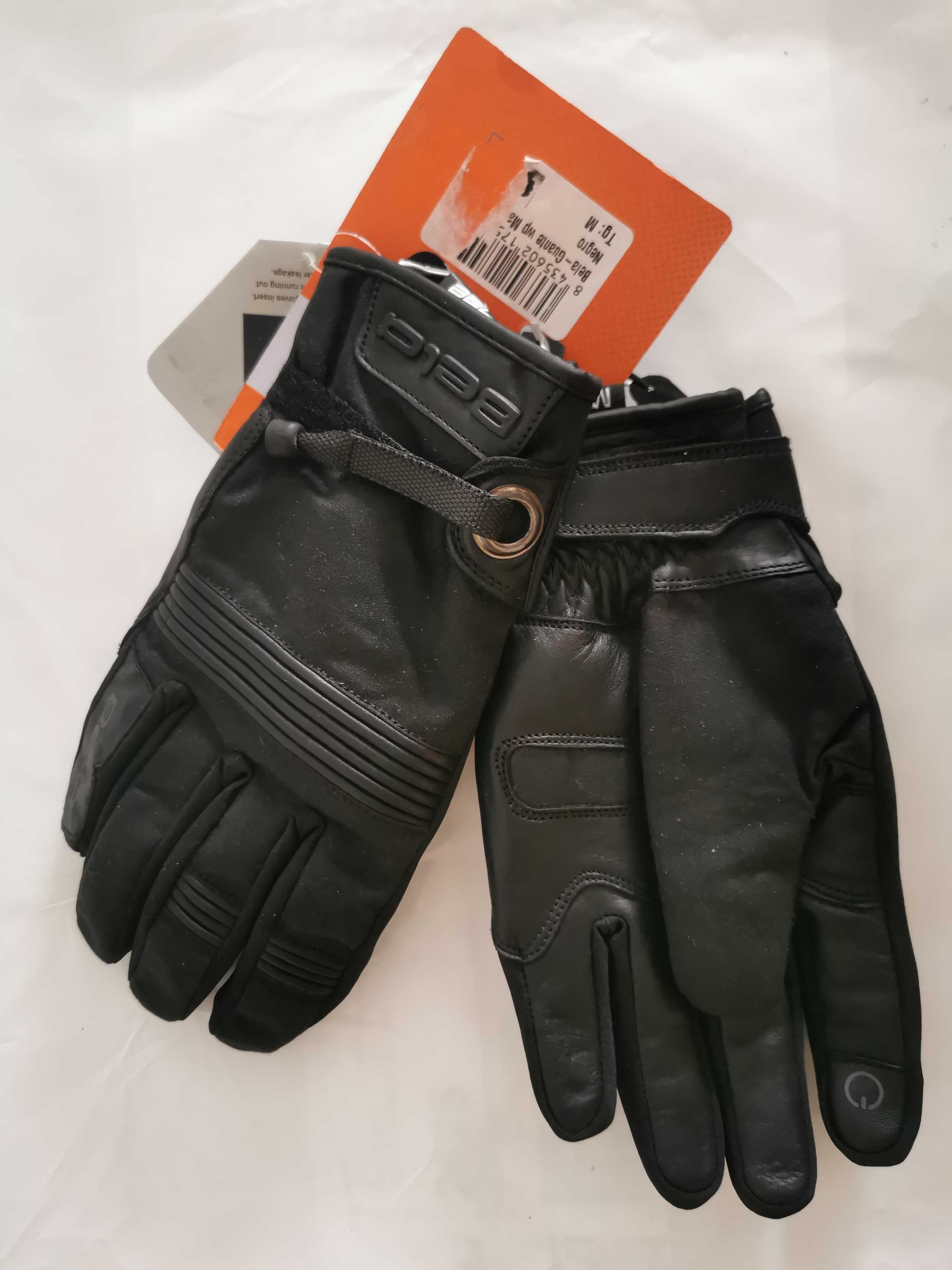 Luvas Para Motard / Mota / Moto Impermeáveis ( PELE ) ( NOVAS )