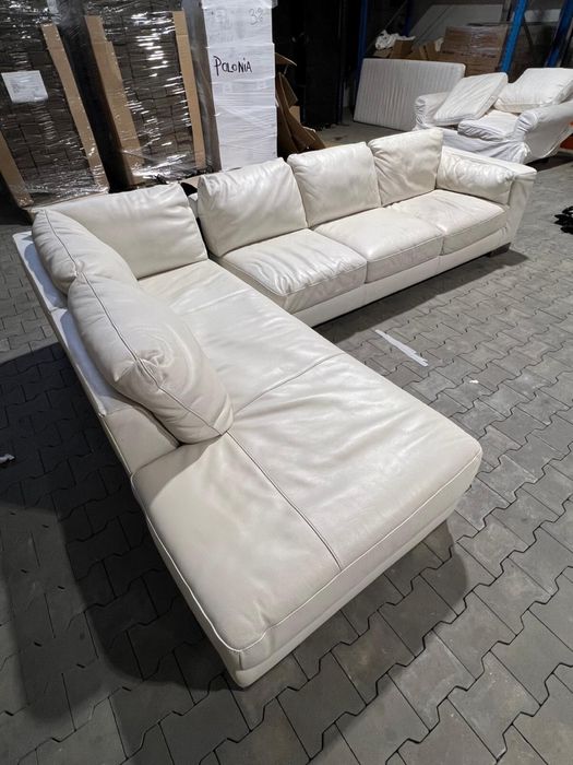 Włoska kanapa skórzana Italsofa super stam