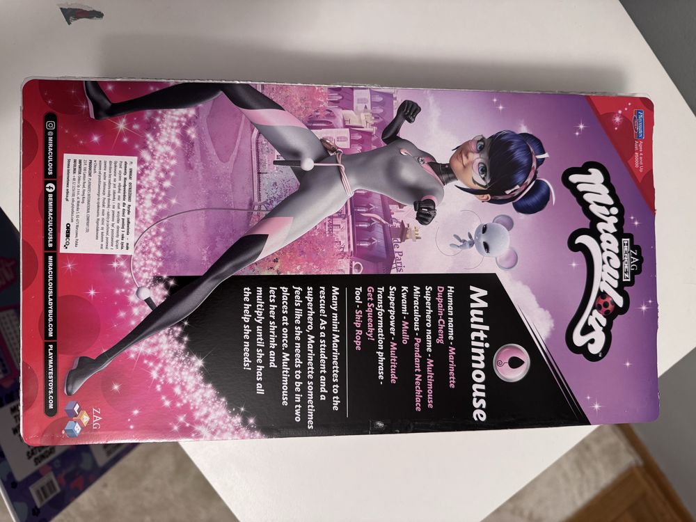 Lalka Miraculous: Biedronka i Czarny Kot /Multimouse