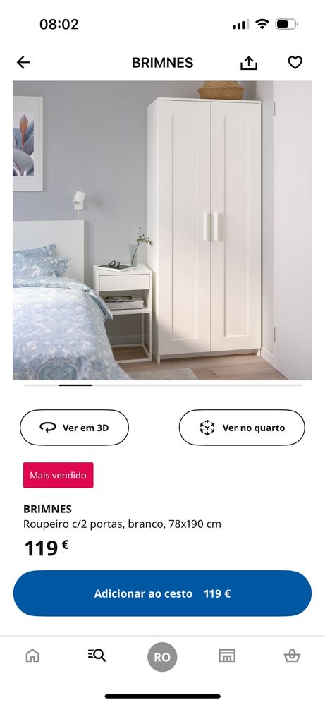 Roupeiro duas portas
