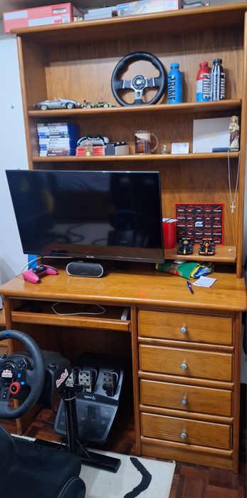 Estante secretaria madeira maciça