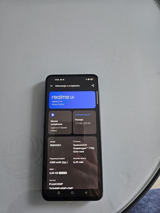 Realme GT master edition 5g