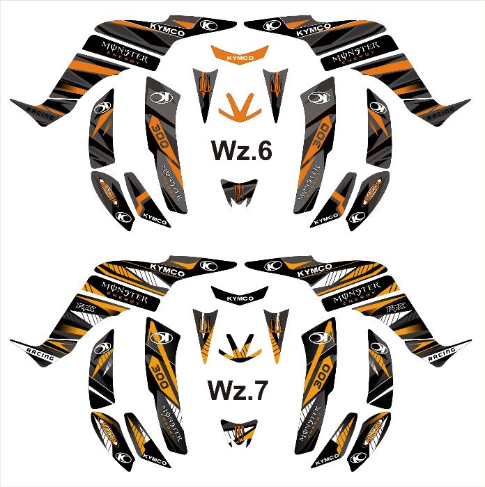 Naklejki Kymco Maxxer 250 300