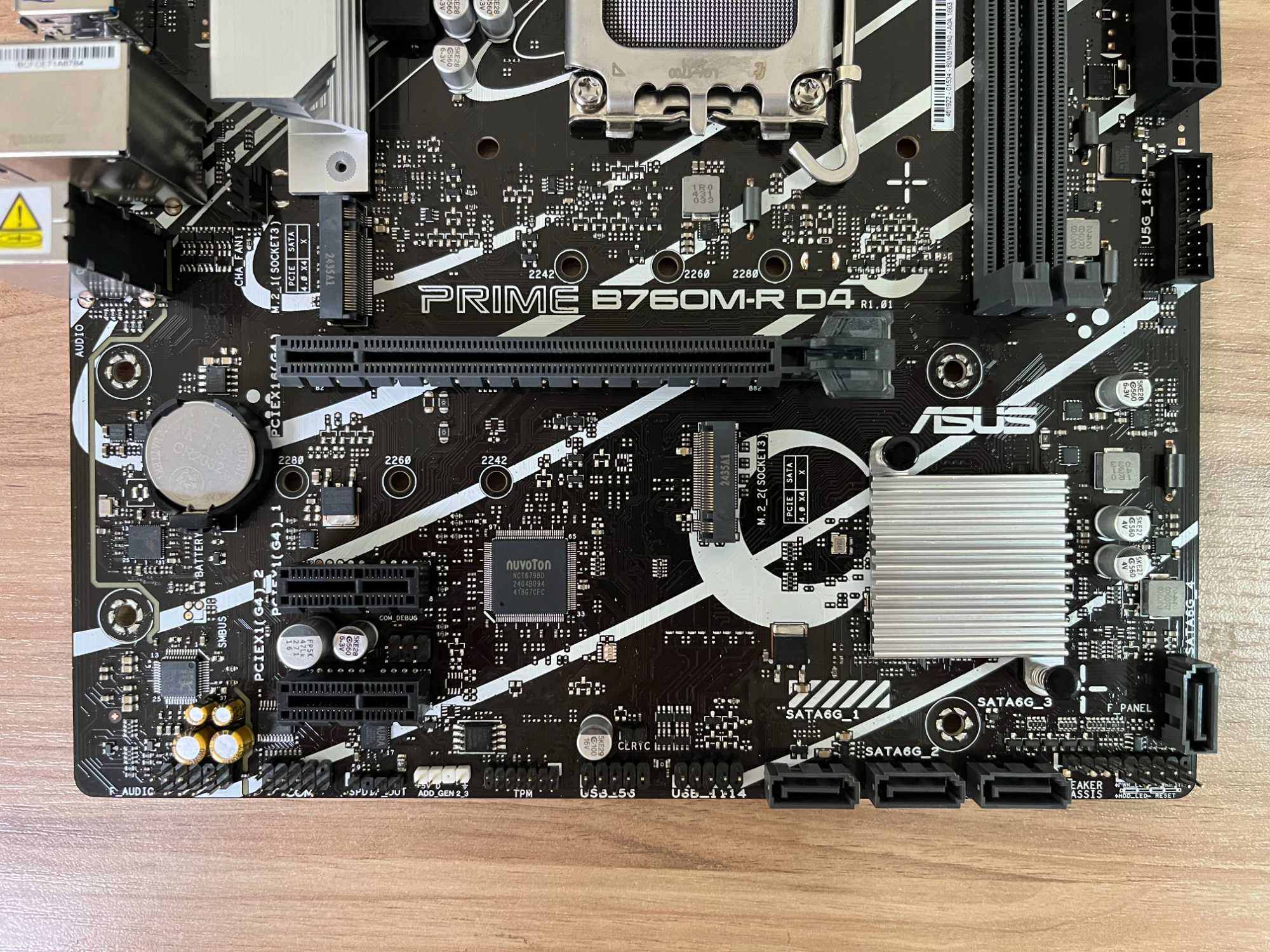 Материнская плата ASUS PRIME B760M-R D4 s1700 DDR4 Core i7 i9 Support