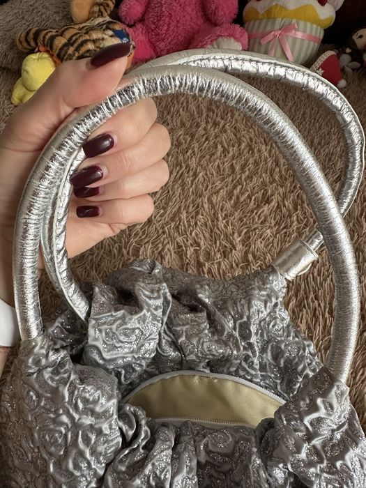 Сумка женская с кожаными ручками