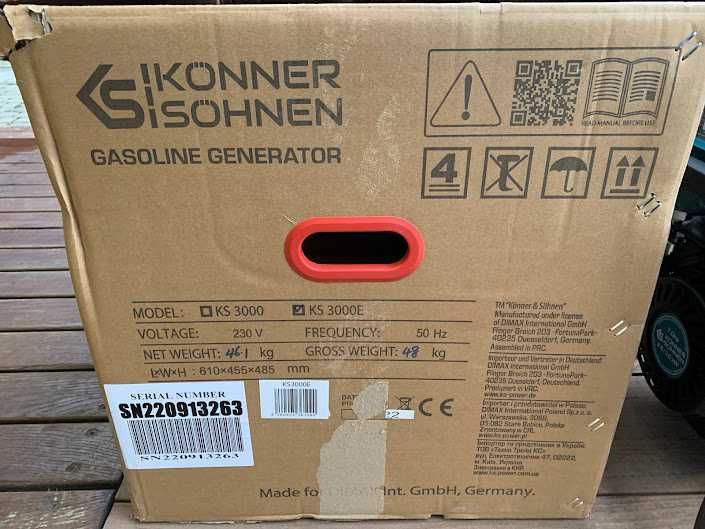 Генератор бензиновий "Könner & Söhnen" KS 3000E