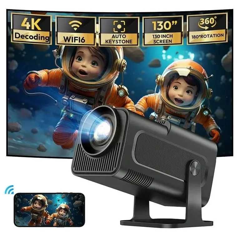 Проектор домашній кінотеатр UltraHD HY320 Mini 4K+все налаштовано+IPTV