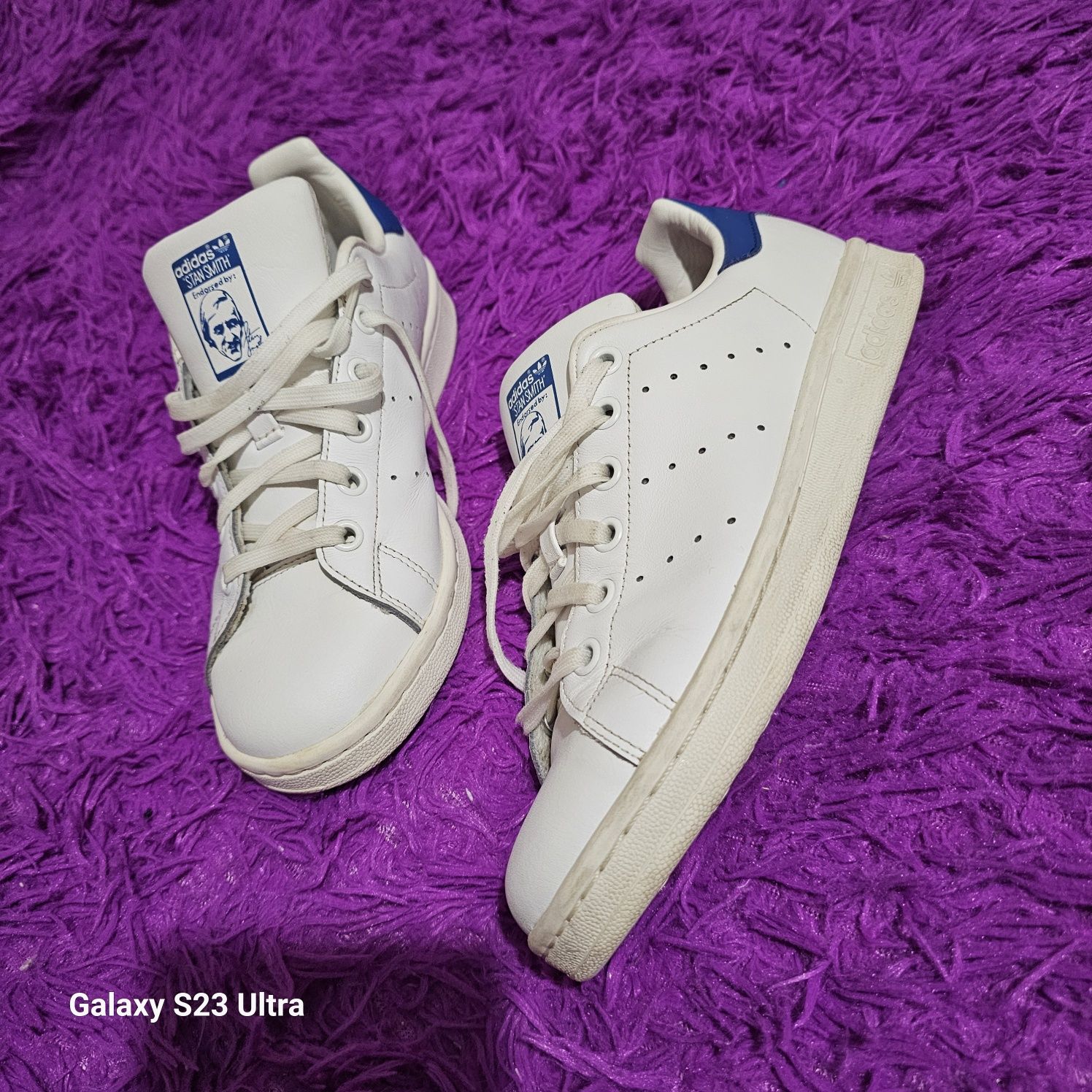 Підліткові кеди для хлопчика Adidas Stan Smith J S74778 36 (UK 4) Білі