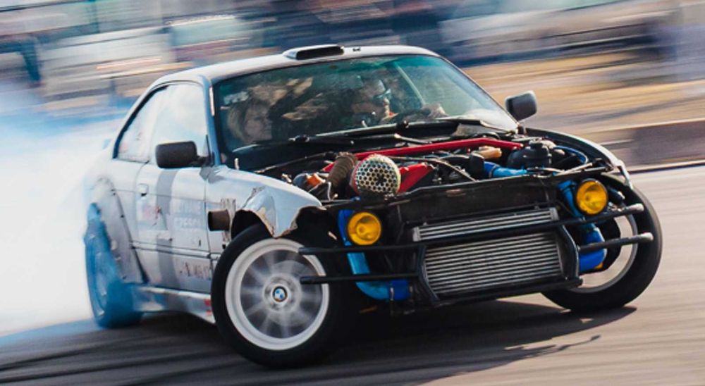 DRIFT CAR BMW E36 coupe M50B25nv TURBO / 1.0 bar / 450 KM / 600 NM