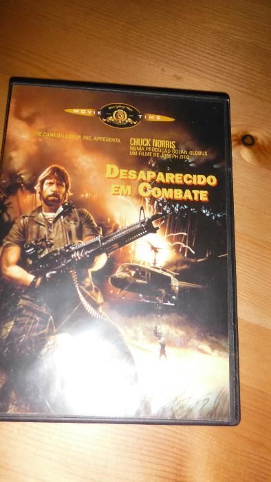 DVD original do filme "Desaparecido em combate"