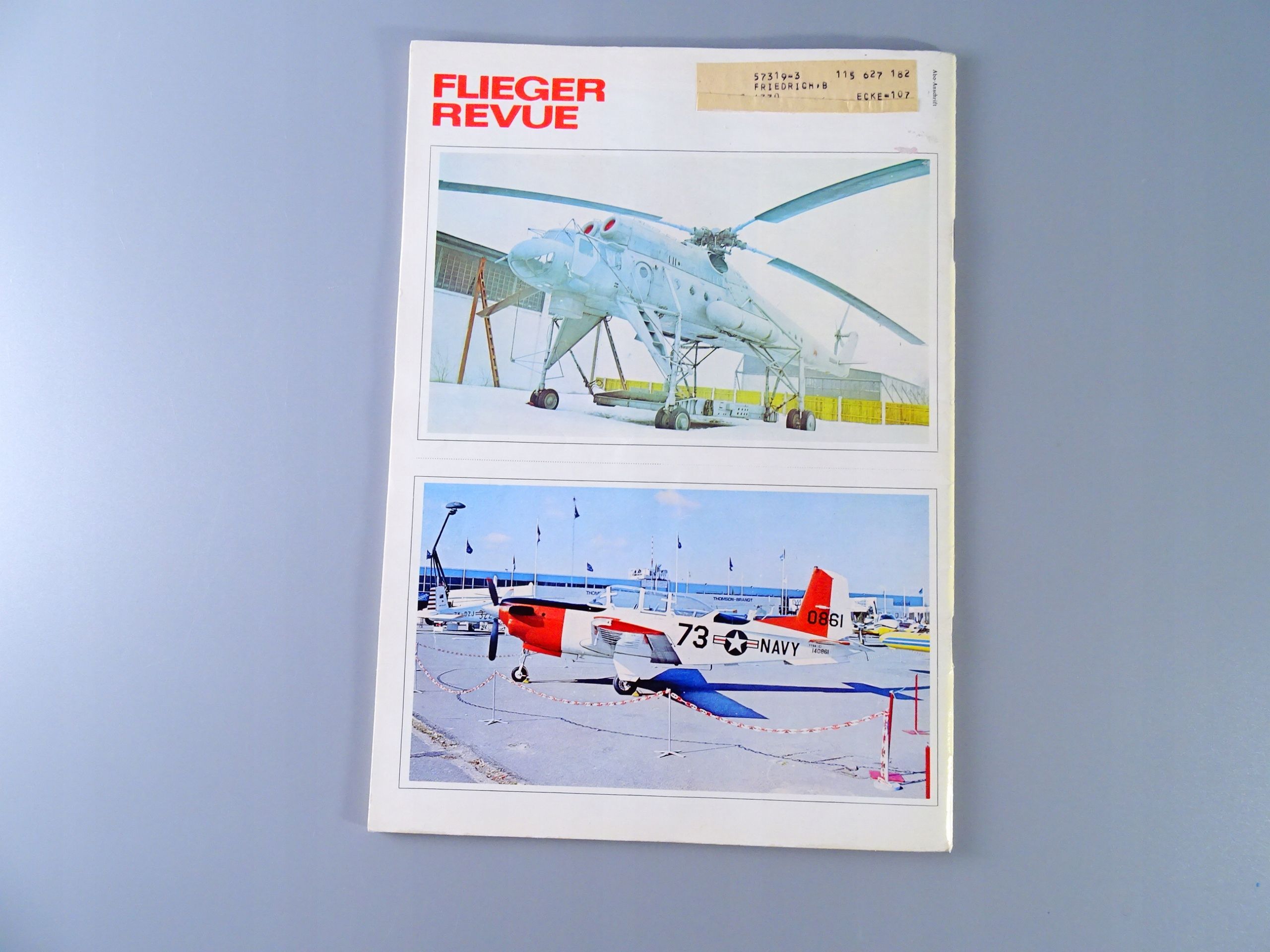 magazyn lotnictwo lata 70-te flieger revue samolot