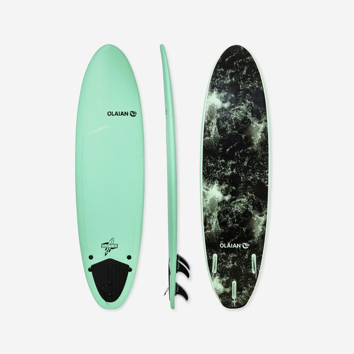Prancha de Surf 900 Espuma 7' vendida com 3 quilhas