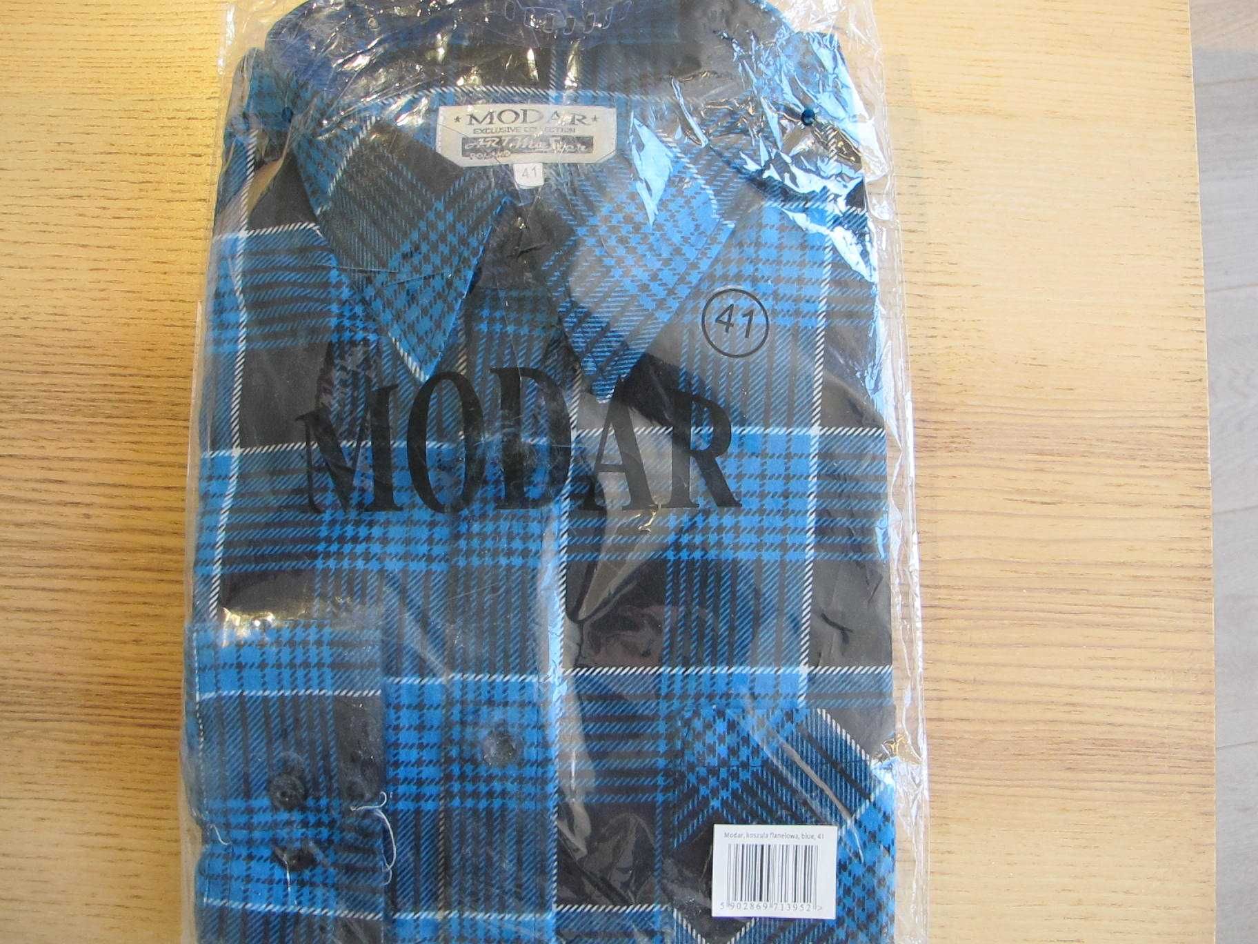 Nowa koszula flanelowa MODAR rozm.41 na wzrost 176