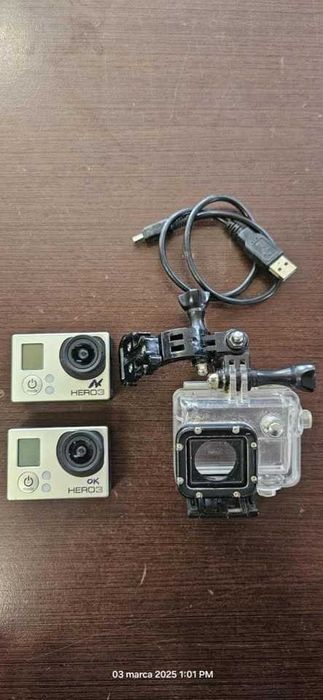 Kamera GoPro Hero 3 Silver 2 sztuki plus gratisy