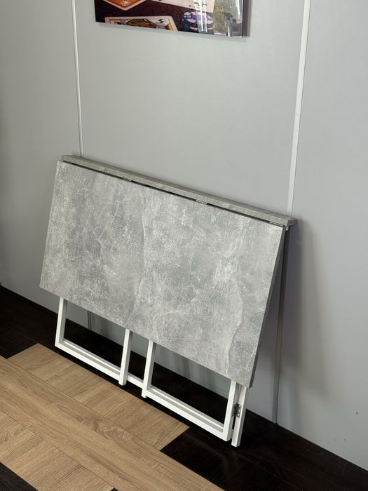 Стіл трансформер, Графітовий 100 см , розкладний стіл, компютерний