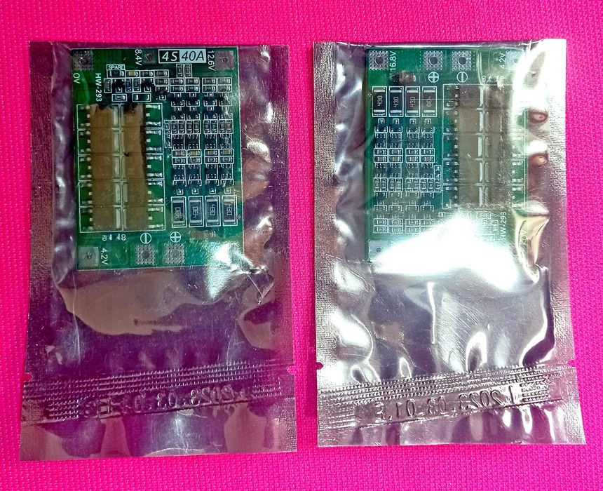 Контроллер заряда BMS с балансировкой 40A (12-17V) 4S новый