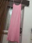 Vestido rosa com alsinha muito gira