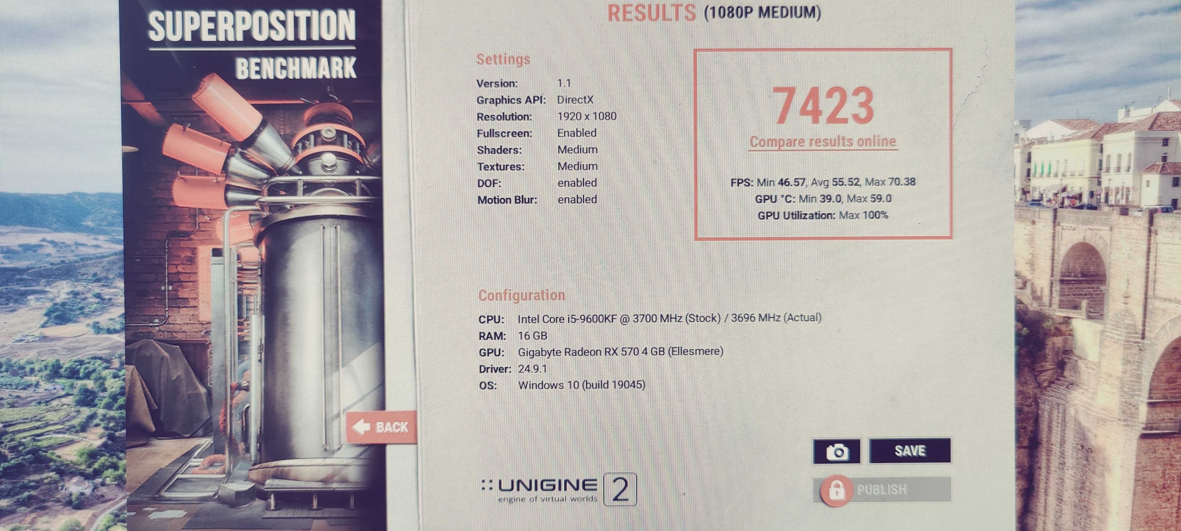 Gigabyte Radeon RX 570 AORUS 4GB GDDR5 (256 bit)– sprawna, używana.