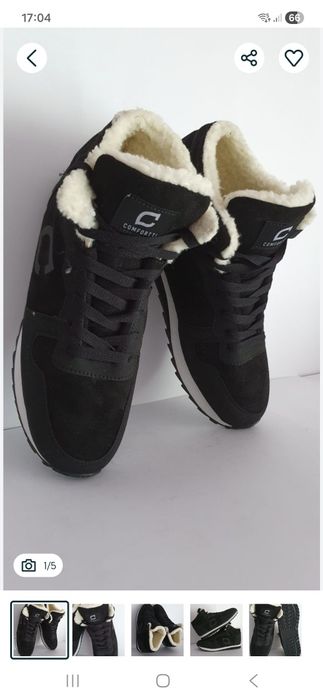 Śniegowce męskie czarne w rozmiarze 44