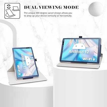 Etui do Teclast P25T z funkcją stojaka, niebieskie