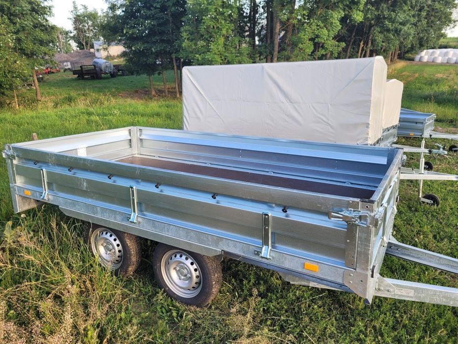 Przyczepka samochodowa dwuosiowa Zasław 300 HL 300x150 DMC 750kg