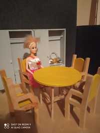 Стол и стулья для Барби. Набор мебели для Барби. Мебель для кукол