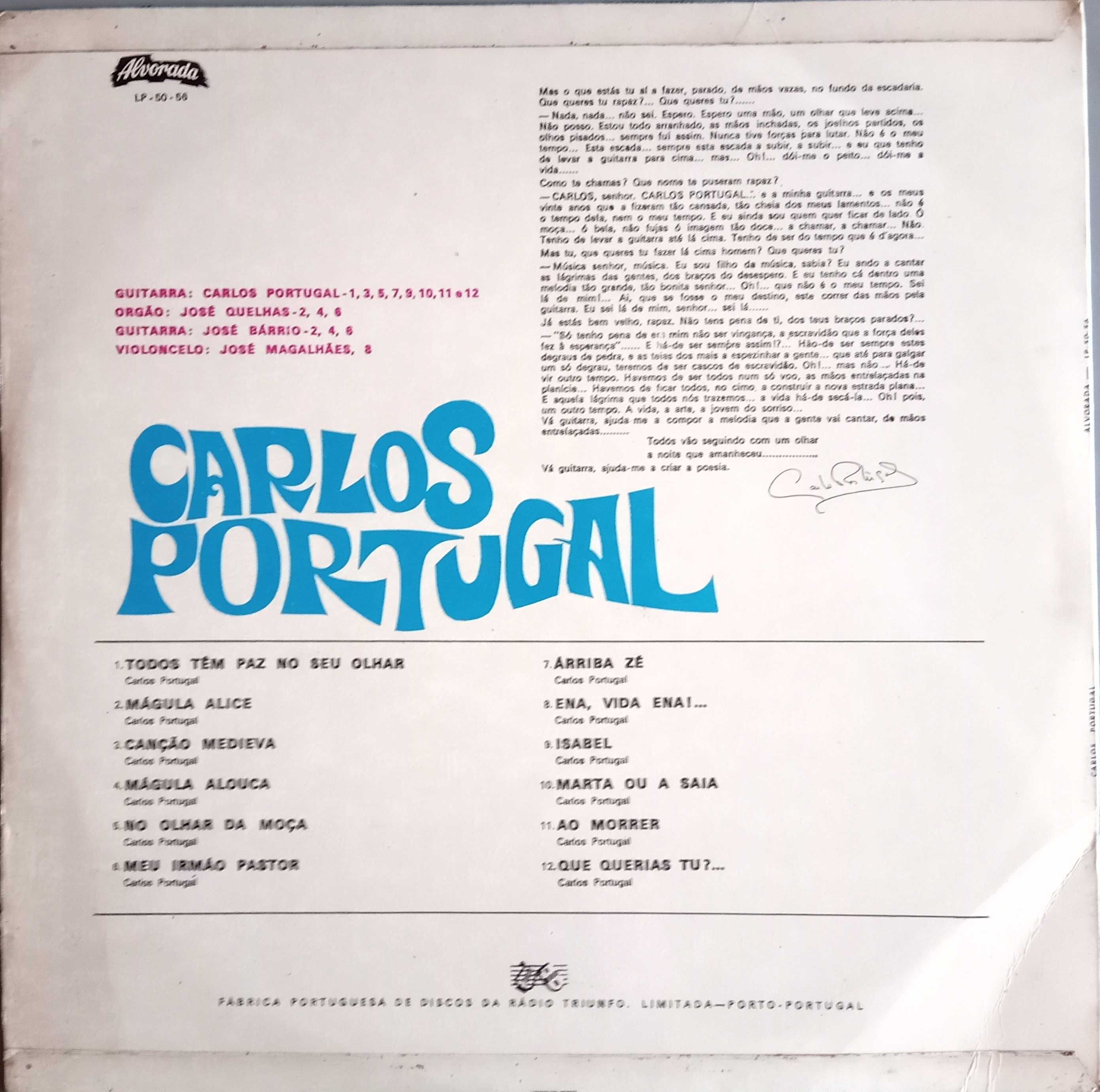 Carlos Portugal	- - - - -	Carlos Portugal	- - - - -	LP