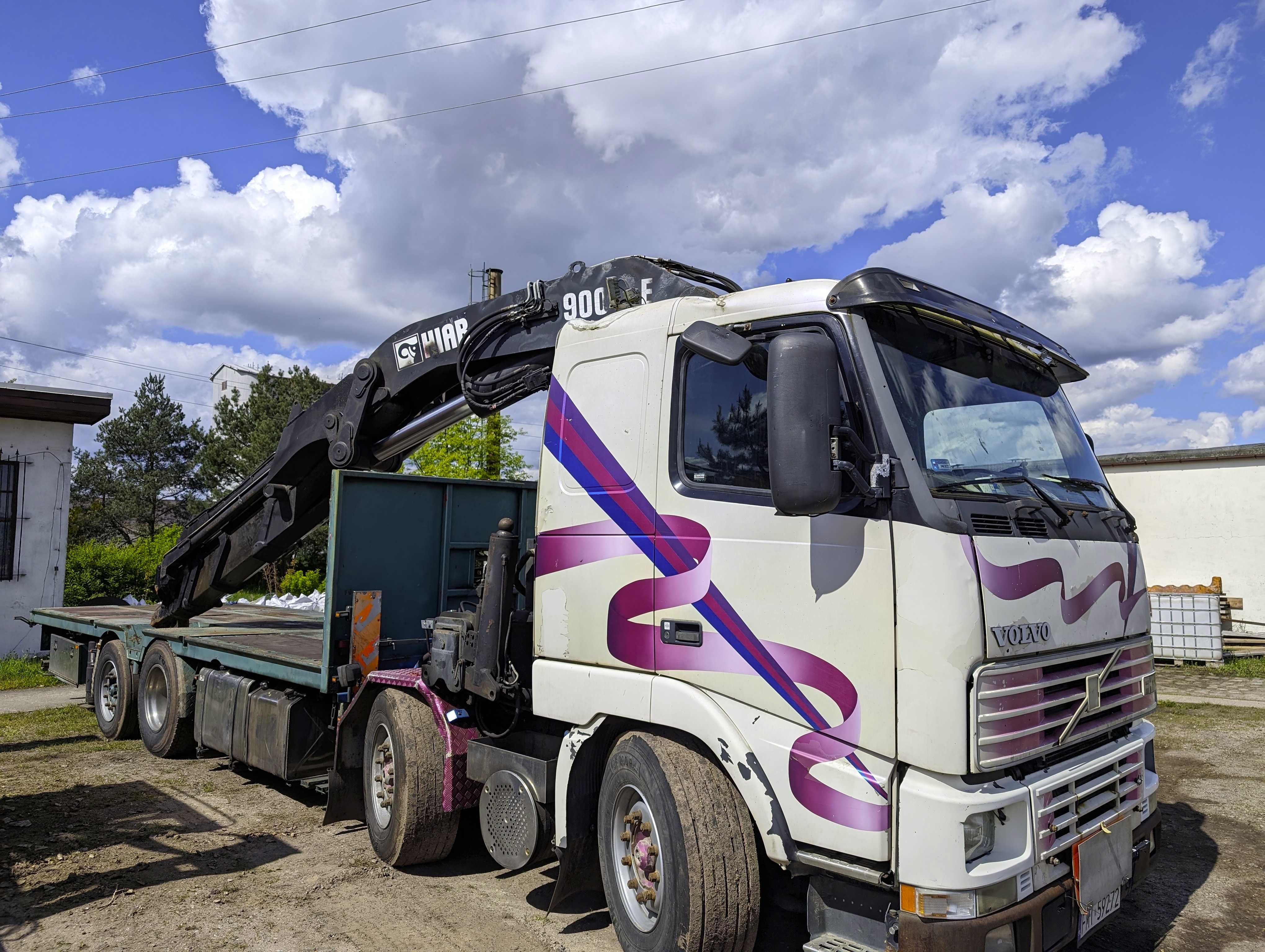 VOLVO FH12 6x2 EURO 4 + dźwig HIAB 900E-6 hds