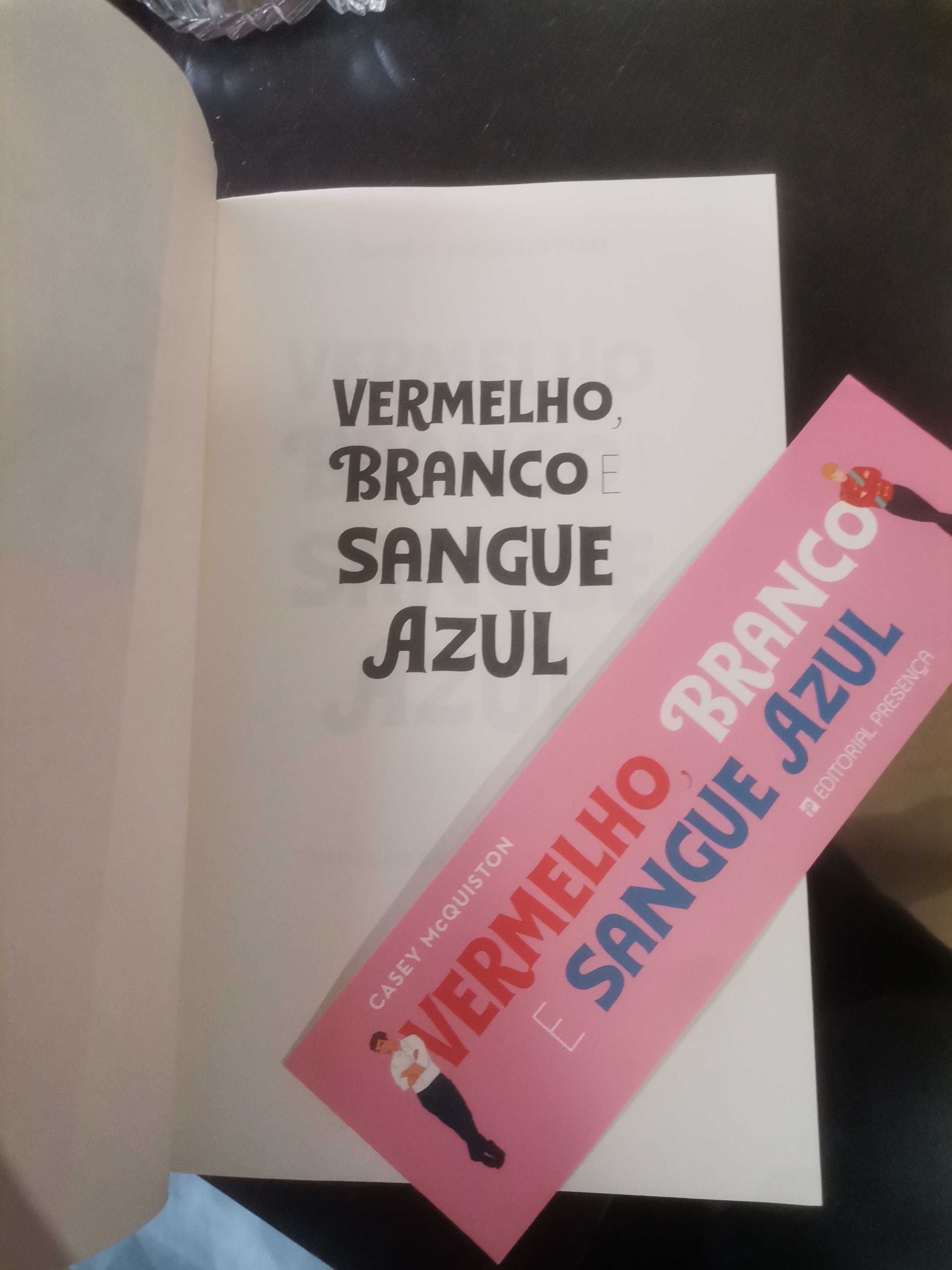 Livro Vermelho Branco e Sangue Azul