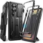 TONGATE etui do Samsung Galaxy S25 Ultra pancerne 360 stojak + klips