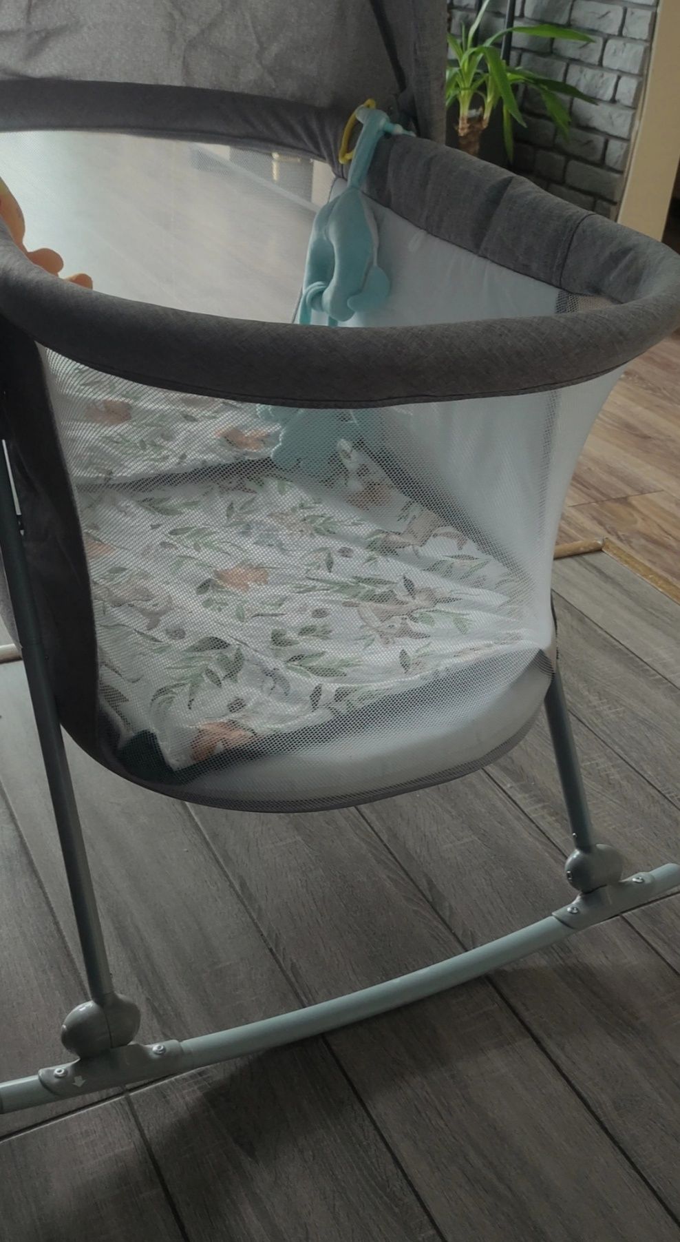 Leżaczek kołyska łóżeczko turystyczne 3w1 Kinderkraft