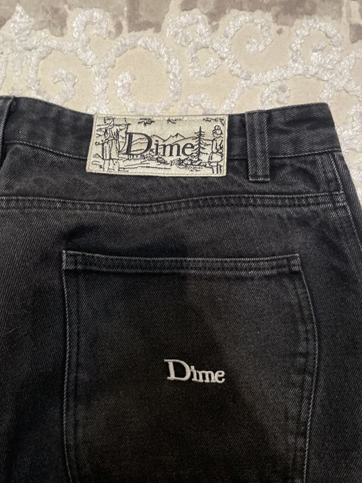 Джинси дайм:чорні,світлі(розмір м)