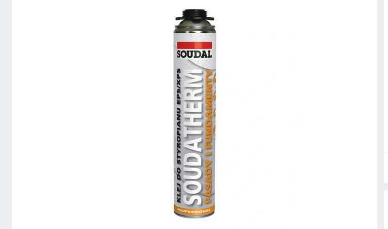 SOUDAL Klej do styropianu SOUDATHERM 750 ml + GRATIS
