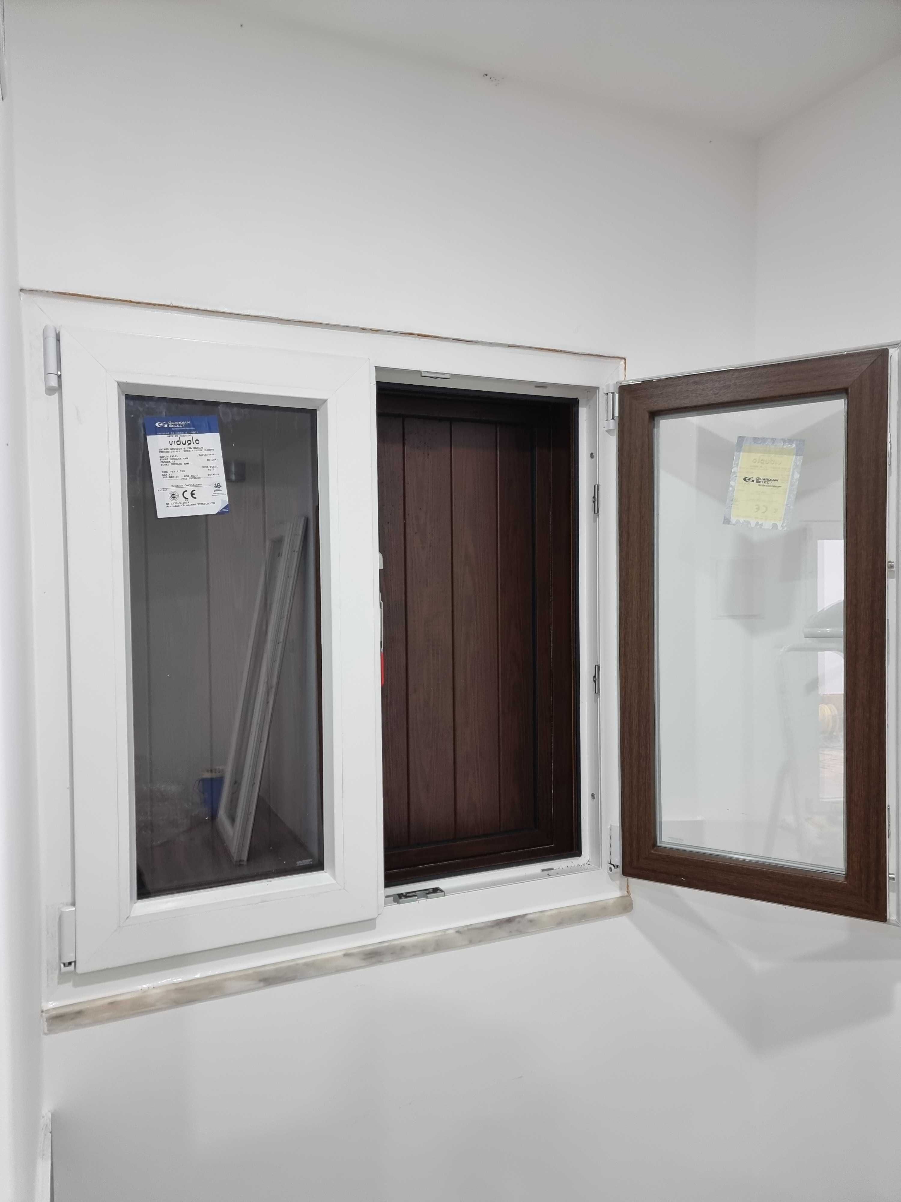 Janelas e portas em PVC, estores, Marquises, portadas em alumínio