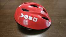 Kask rowerowy S czerwony
