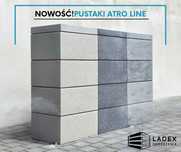 Pustak ogrodzeniowy Konekt ATRO LINE 40x20x20 MELANŻ