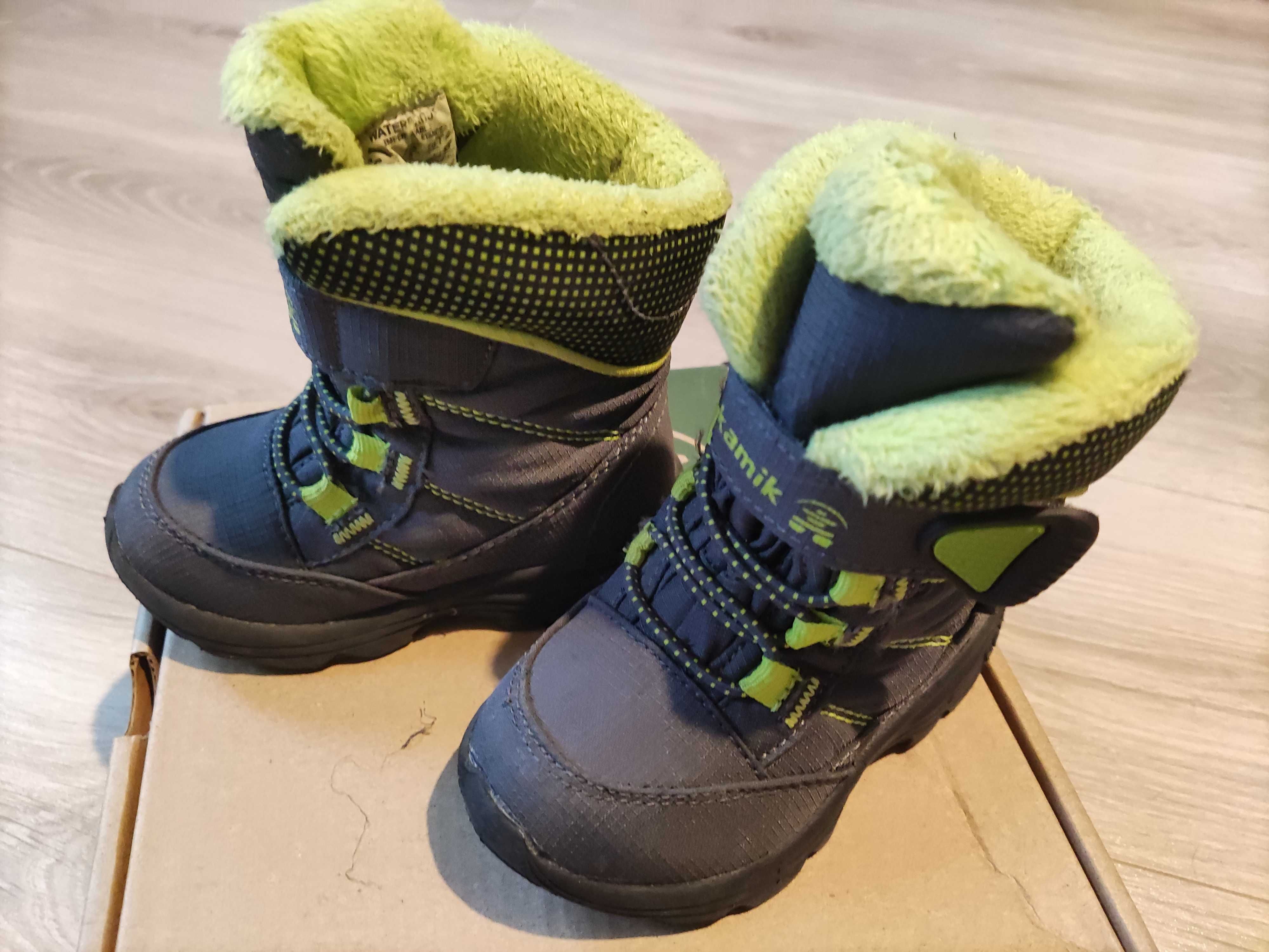 Śniegowce buty zimowe firmy Kamik rozmiar 23 wodoodporne