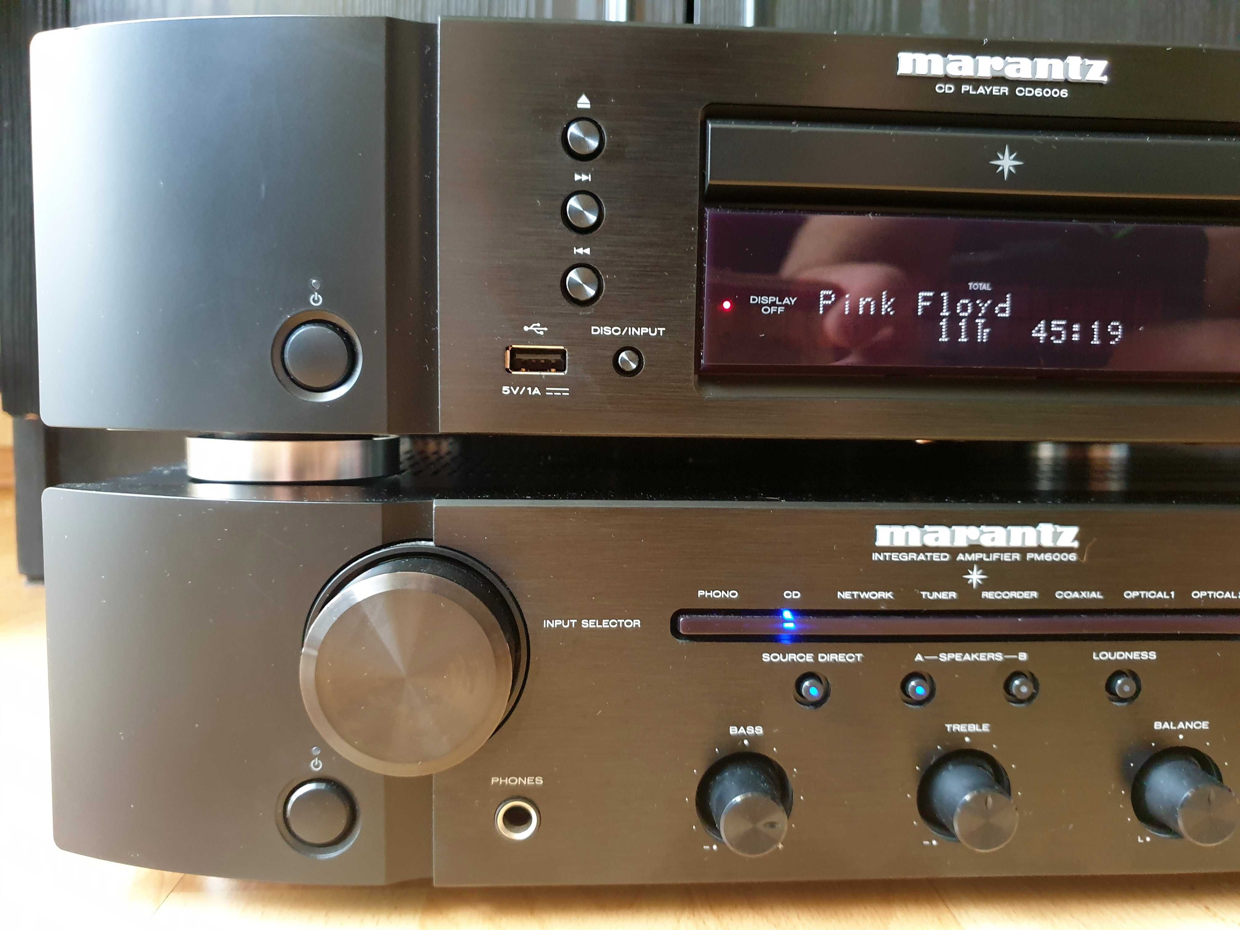 Zestaw Stereo Marantz Wzmacniacz PM-6006 i Odtwarzacz CD-6006