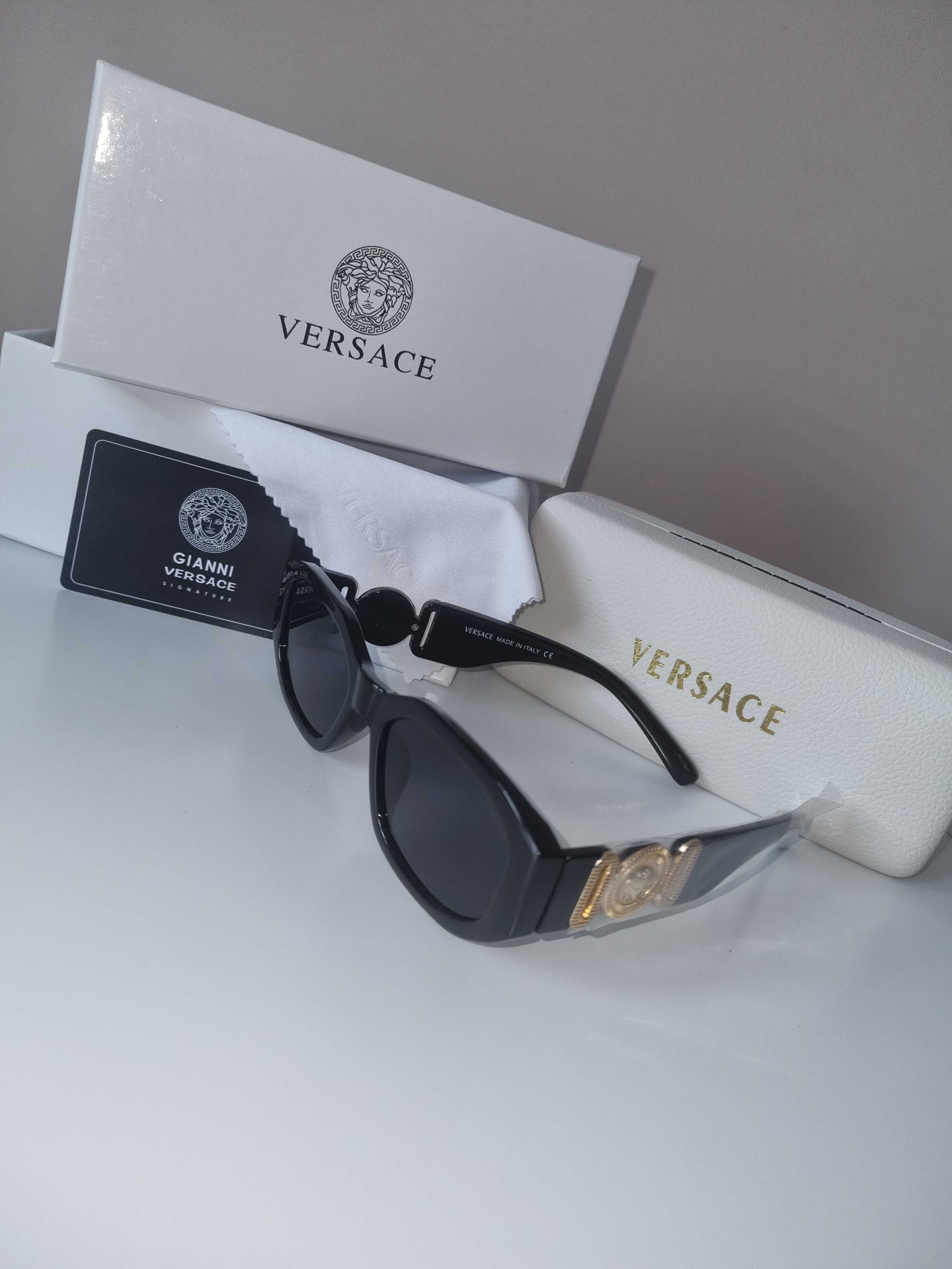 Markowe okulary VERSACE, nowe! Cały zestaw!